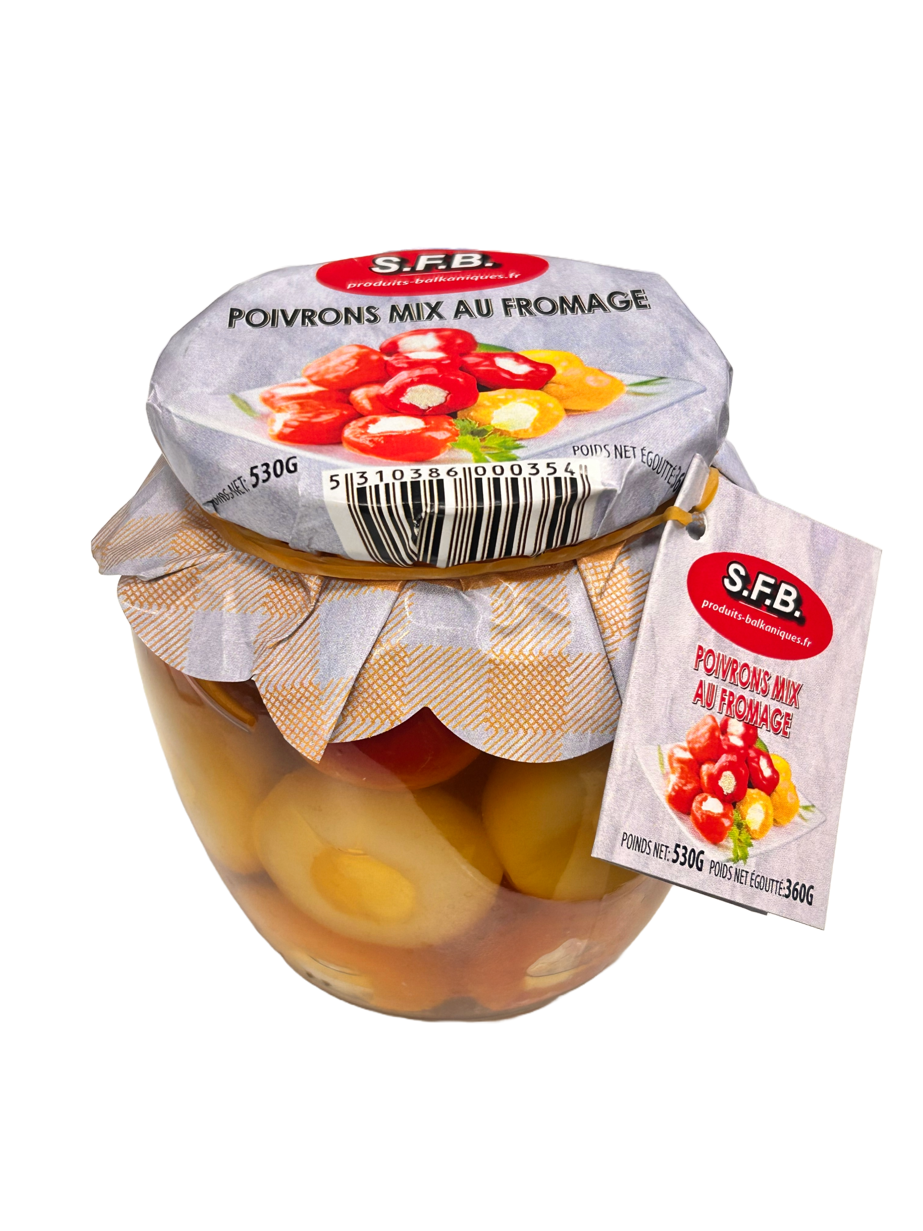 Poivrons cherry MIX au fromage 530g
